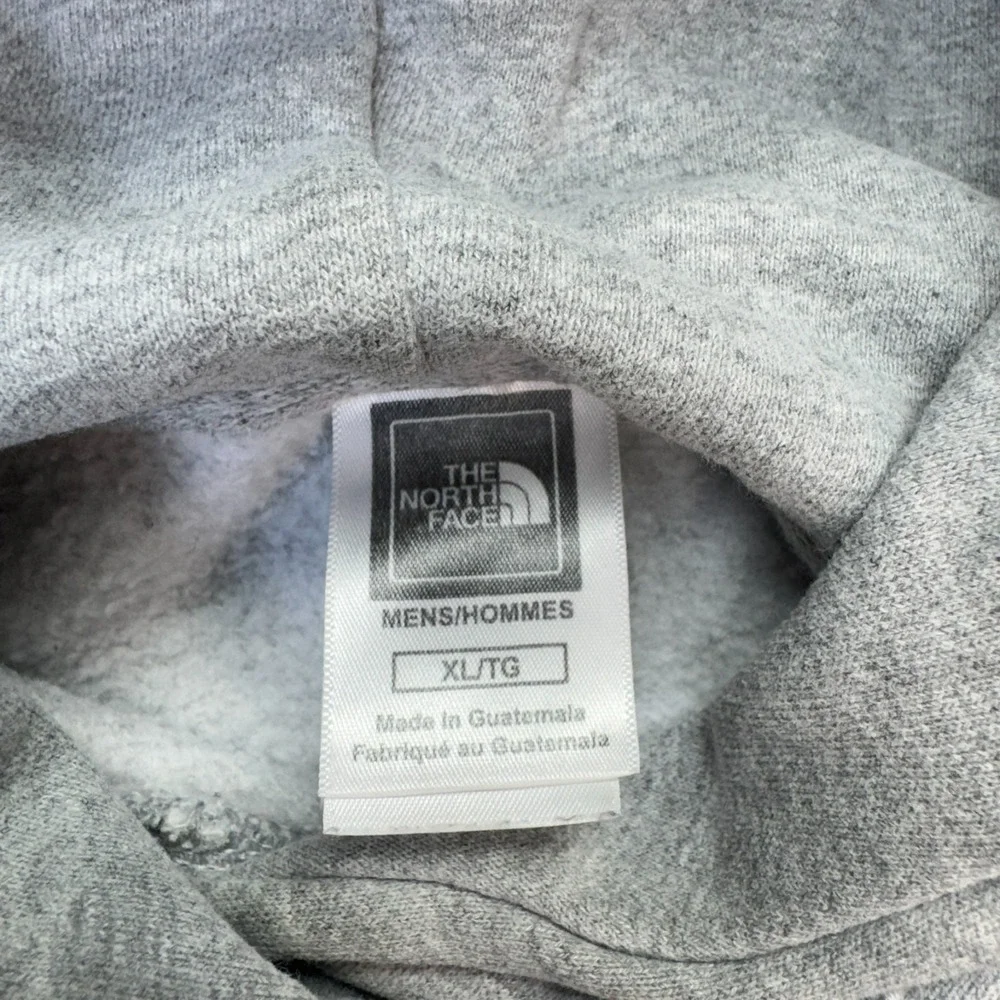 The North Face Men's‎ XL Hoodie Half Dome Pullover Gray Cotton Logo Sweatshirt